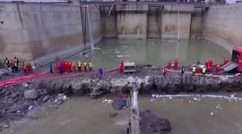 Water splurges out of hydropower plant killing 7 in southern China