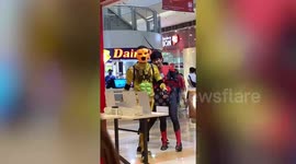 Filipino superhero fans wear costumes during the premiere of new Spider-Man movie in the Philippines