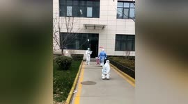3-year-old COVID-19 patient transported to hospital alone to be treated