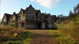 Haunted Ruins of Cairndhu House - Drone Footage