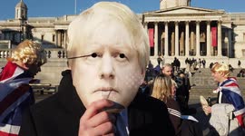 Middle-class youngster demand Boris Johnson resignation