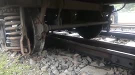 Two compartment of sleeper train derail in central India