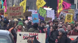 Thousands of Kill The Bill protestors take to the streets of central London