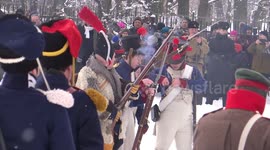 ARCHIVE: French invasion of Russia 1812 recreation in St Petersburg, Russia