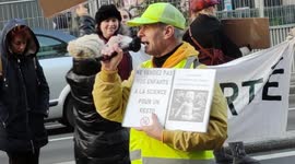 Protest against Health Pass and child vaccination held in Paris, France
