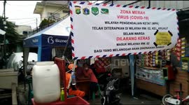 Four neighbourhoods put into lockdown in Jakarta, Indonesia, over Omicron