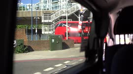 Drive through South East London on the back of an Uber.