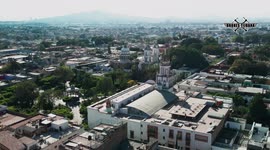 San Pedro Tlaquepaque Jalisco Mexico Drone, Church