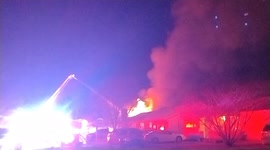 Quiet New Mexico suburb disrupted by house fire