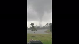 Tornado swirls across southwestern Florida