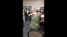 Georgia mom gives military son NEVER-ENDING hug after almost THREE YEARS apart