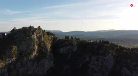 Fearless daredevil walks almost 800 metres across slackline above sinkhole in Croatia
