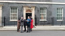 Campaign group Together Deceleration hand in a 200k petition to Downing Street