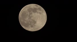 Tonight's Wolf Moon seen from England's West Midlands