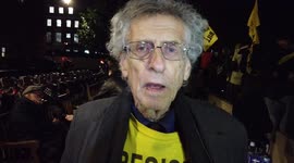 Piers Corbyn says burning the MP's office is a joke and he comes to oppose the #PolicingBill.