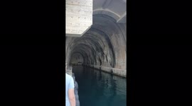 Soviet secret navy boat tunnel in Croatia!