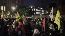 Kill the Bill rally began at College Green, opposite to the House of Lords