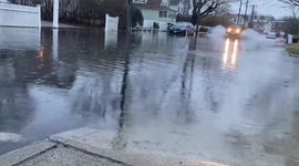 US: Major Winter Storm Causes Coastal Flooding In Connecticut
