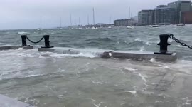 US: Storm Brings High Surf, Flooding To Northeast Coastal Areas