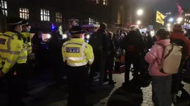 Really Annoying Protest; Drummers Outside The House Of Lords