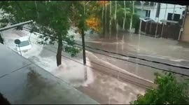 Severe flooding slams Montevideo, Uruguay