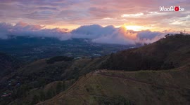 'Spellbinding aerial view of mountaintop in Costa Rica *Timelapse* '