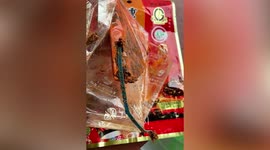 Chinese woman threatened by 'company employee' after finding plastic in soup packet