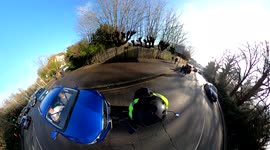 Mr Road Rage picks on wrong Cyclists