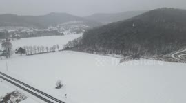 January Snow Storm and Snow Fall in Wisconsin