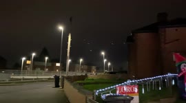 CHRISTMAS CRIB - Man covers home in Xmas lights for charity