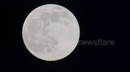 UK photographer captures stunning shots of Wolf Moon rising over Somerset