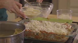 Lasagna roll-ups are playful and delicious romantic dinner idea