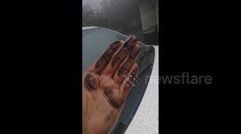 'It's black everywhere': Nigerian town shrouded in clouds of soot