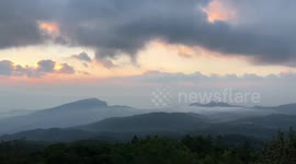 Frost covers mountaintops as cold spell persists in northern Thailand