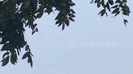 Myanmar junta launches airstrike at rebel base near Thai border town