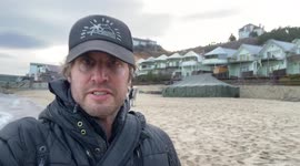 UK citizen spots 'military tent' set up on Ukrainian beach amid rising tensions with Russia