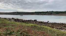 The beautiful island of St Agnes on the Isles of Scilly
