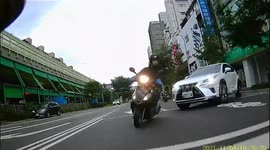 CLOSE CALL: Driver sways into the middle of the road almost causing a collision (Dashcam Video)