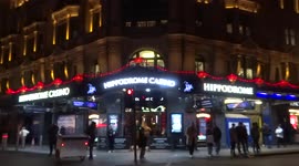 Chinese lanterns decorate Hippodrome Casino ahead of Chinese New Year in London