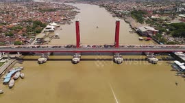 VIDEO DRONE JEMBATAN TERTUA DI INDONESIA
