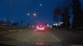 Beautiful clear sight of meteorite streaking across Milwaukee sky