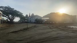 Shocking aftermath of underwater volcano explosion in Tonga part 3