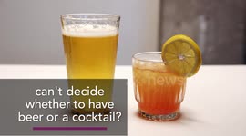 Honey bourbon beer cocktail really hits the spot