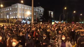 Thousands of Greeks gather to protest over gang rape in Thessaloniki