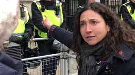 “Why aren’t they nicking Boris and his mates?” Angry NHS protester rants at Downing St