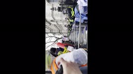 'Get a vaccine?' anti-vaxxer offers the MET police a jab, dressed up as a health worker while NHS uniforms are thrown outside 10 Downing Street