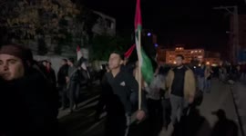 The Islamic Jihad march in solidarity with Yemen, the Huthi group in the Gaza Strip.