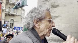 'They are all tyranny, bastards!' Piers Corbyn accuses the government in his speech at the anti-vaccine protest