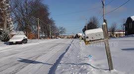 Major snow fall in kenosha and all throughout wisconsin overnight causing a massive workload for snow plow drivers already in a short supply