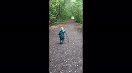 Two cousins exploring and making memories on a Sunny September Morning